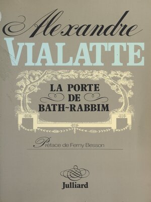 cover image of La porte de Bath-Rabbim